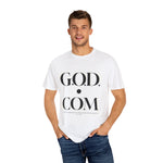 Load image into Gallery viewer, GOD.COM Unisex Garment-Dyed T-shirt
