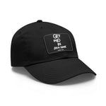 Load image into Gallery viewer, Get Paid In Jesus Name Dad Hat with Leather Patch (Rectangle)
