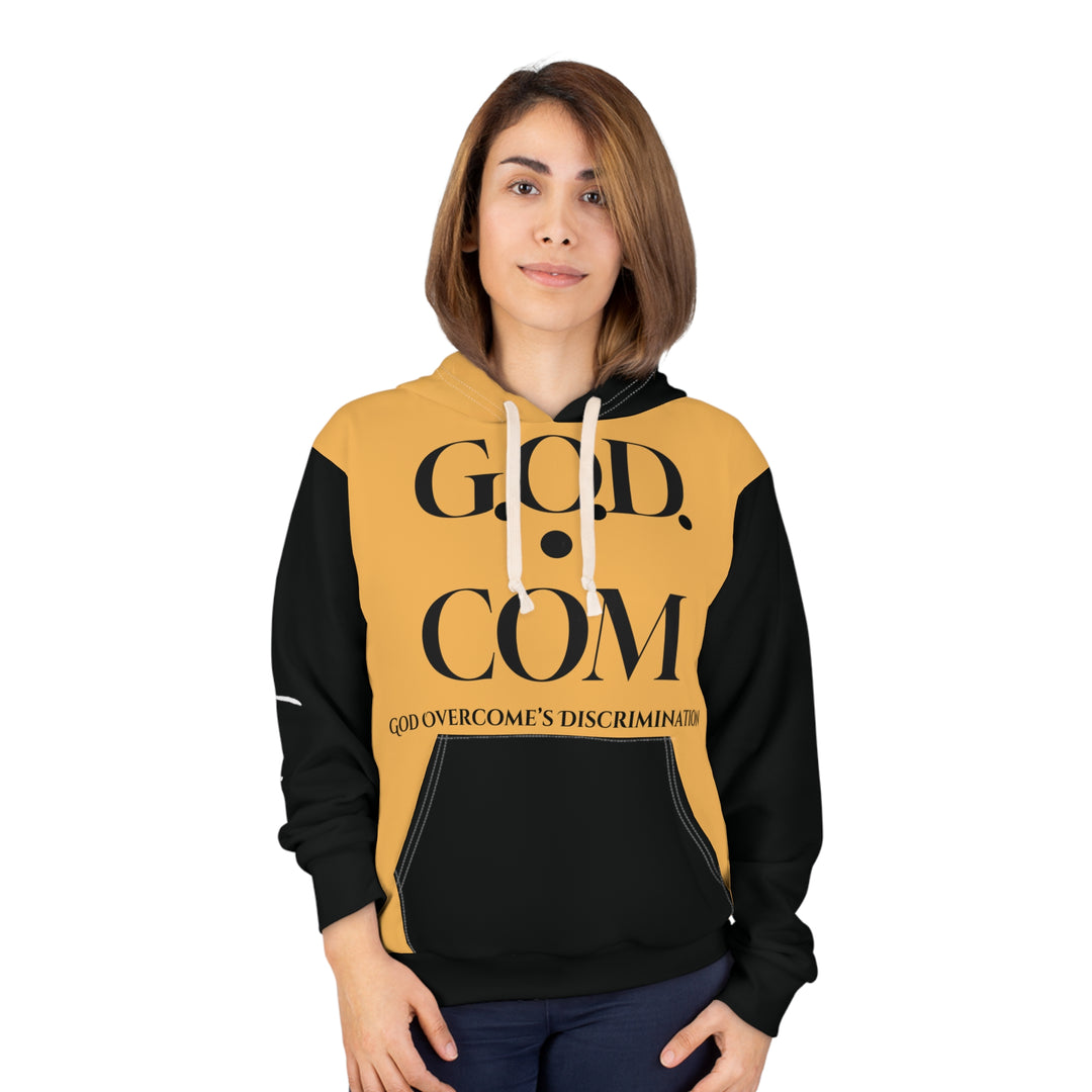 Unisex Hoodie - G O D COM God Overcomes Discrimination Design