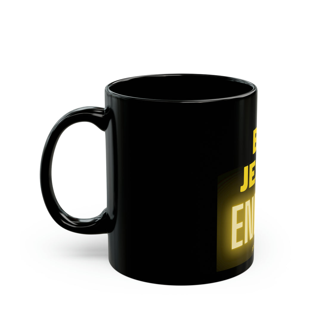 Big Jesus Energy 11oz Black Mug