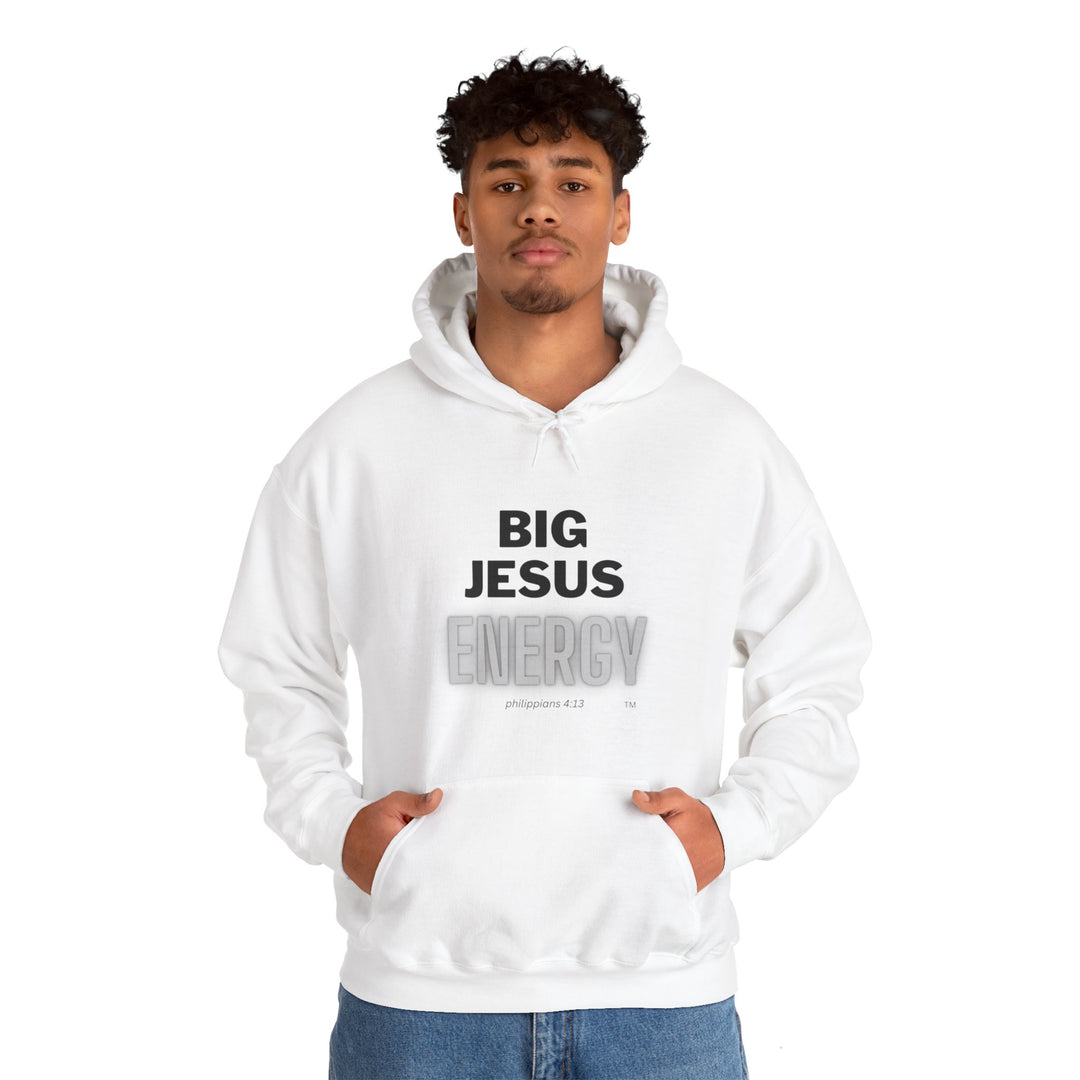 Big Jesus Energy Dark Unisex Heavy Blend™ Hooded Sweatshirt