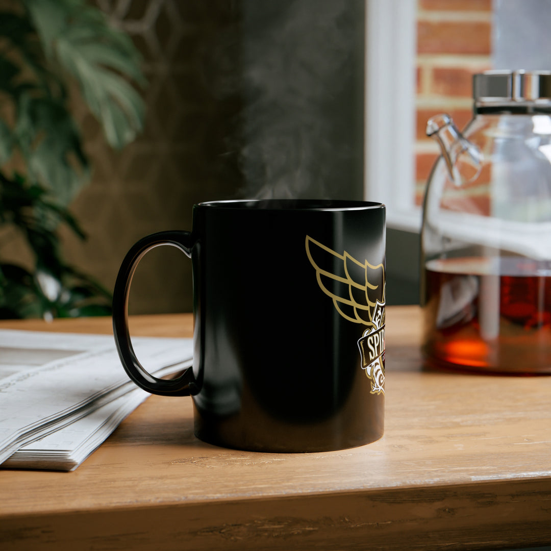 Spirit Filled 11oz Black Mug