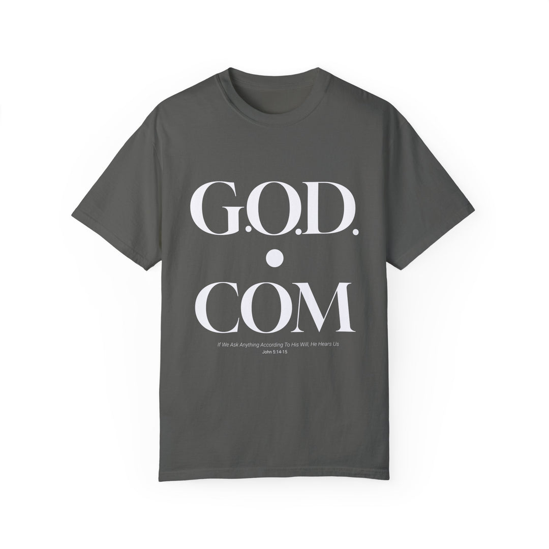 GOD.COM Unisex Garment-Dyed T-shirt