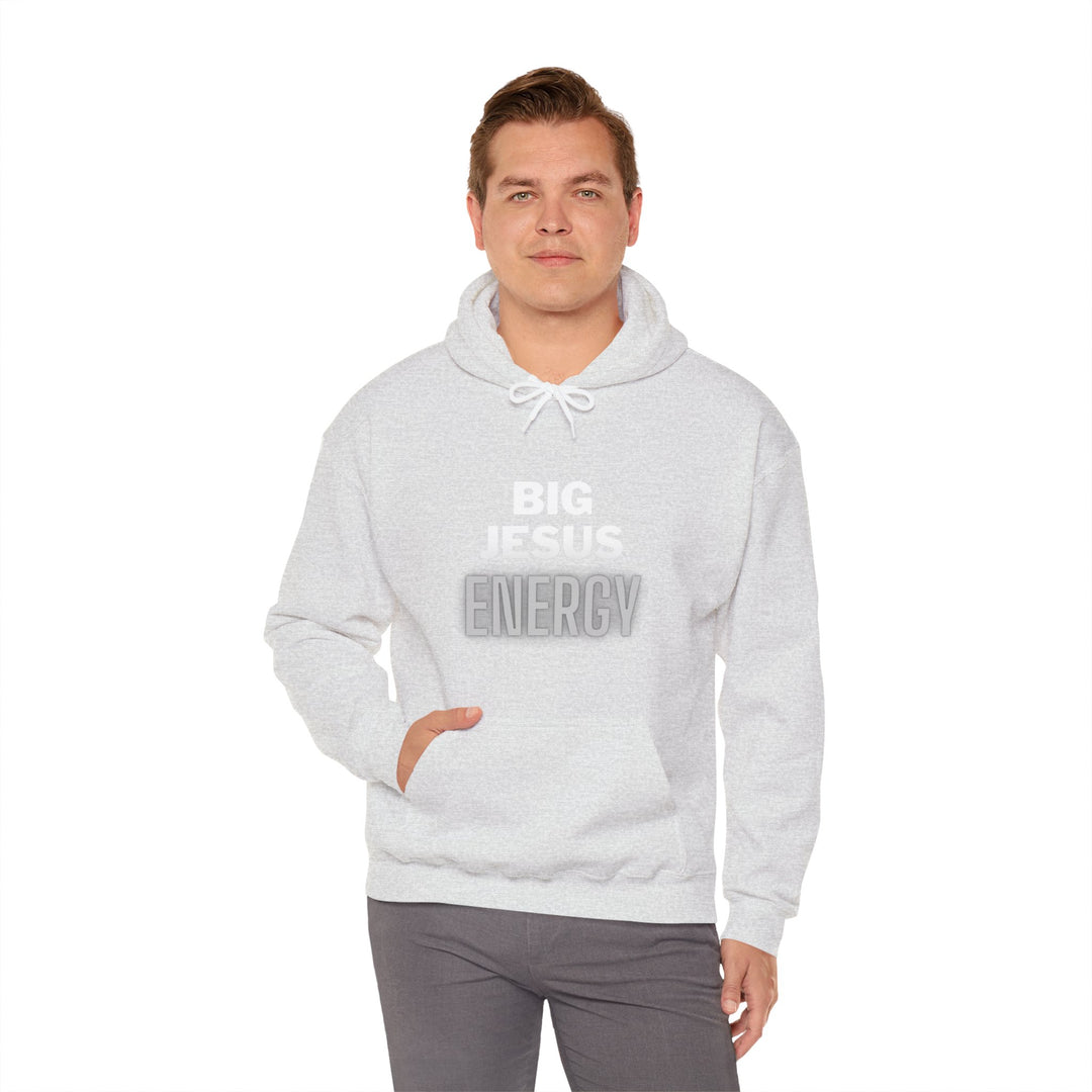 Big Jesus Energy Dark Unisex Heavy Blend™ Hooded Sweatshirt