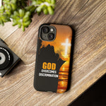 Load image into Gallery viewer, Christian Phone Case - God Overcomes Discrimination, Tough Cases
