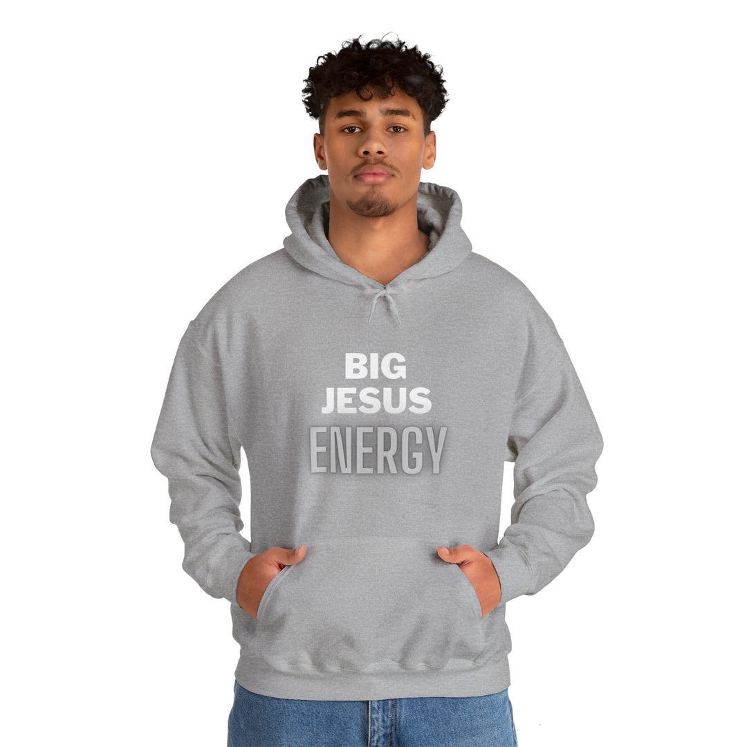 Big Jesus Energy Dark Unisex Heavy Blend™ Hooded Sweatshirt