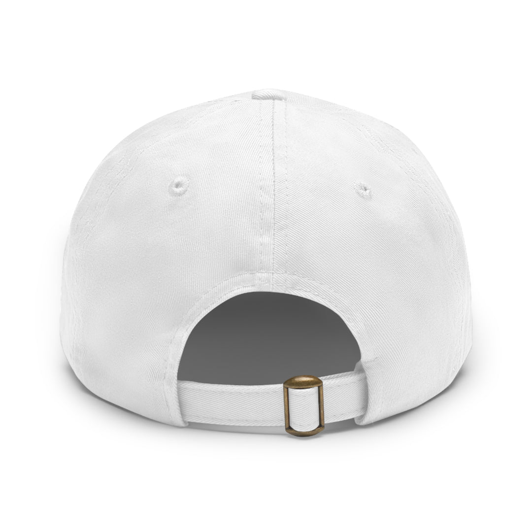 Get Paid In Jesus Name Dad Hat with Leather Patch (Rectangle)