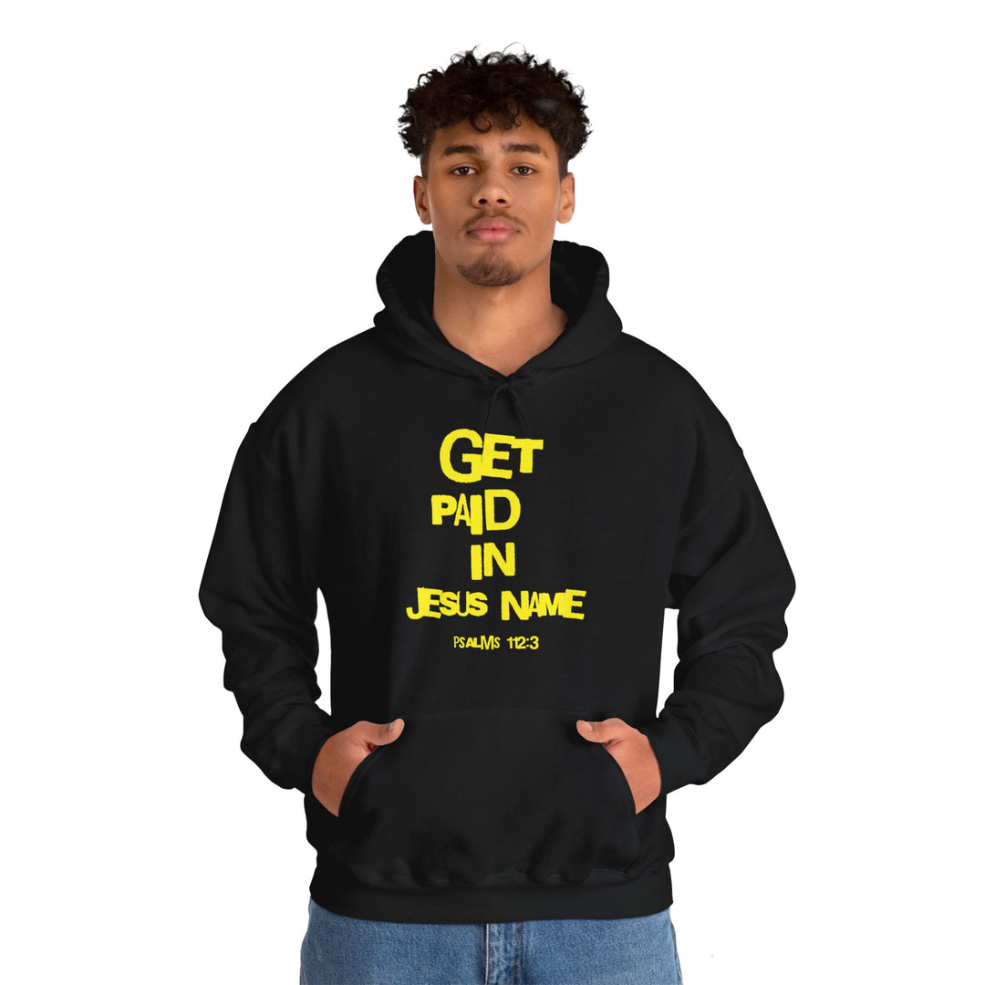 Get Paid In Jesus Name Unisex Heavy Blend™ Hooded Sweatshirt