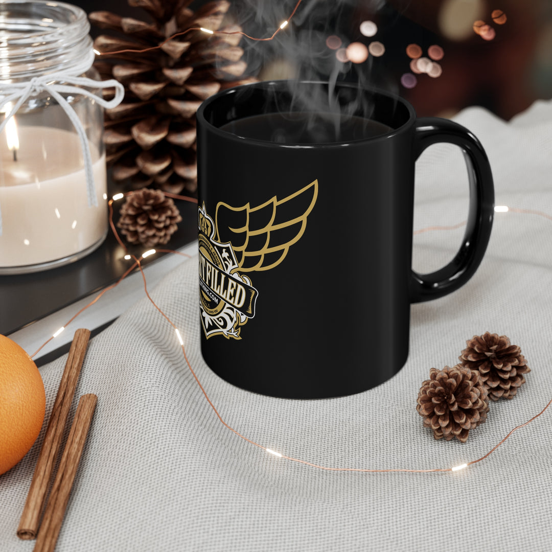 Spirit Filled 11oz Black Mug