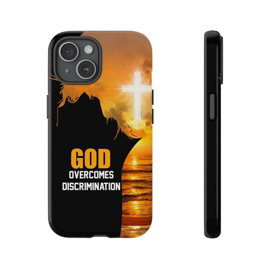 Christian Phone Case - God Overcomes Discrimination, Tough Cases