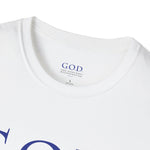 Load image into Gallery viewer, God Overcomes Discrimination  Unisex Softstyle T-Shirt Design 1
