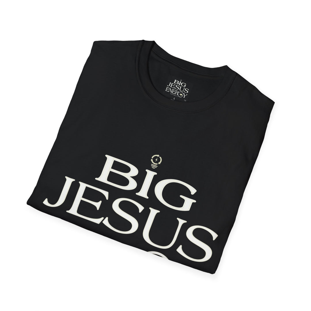 Big Jesus Enegry Unisex Softstyle T-Shirt.