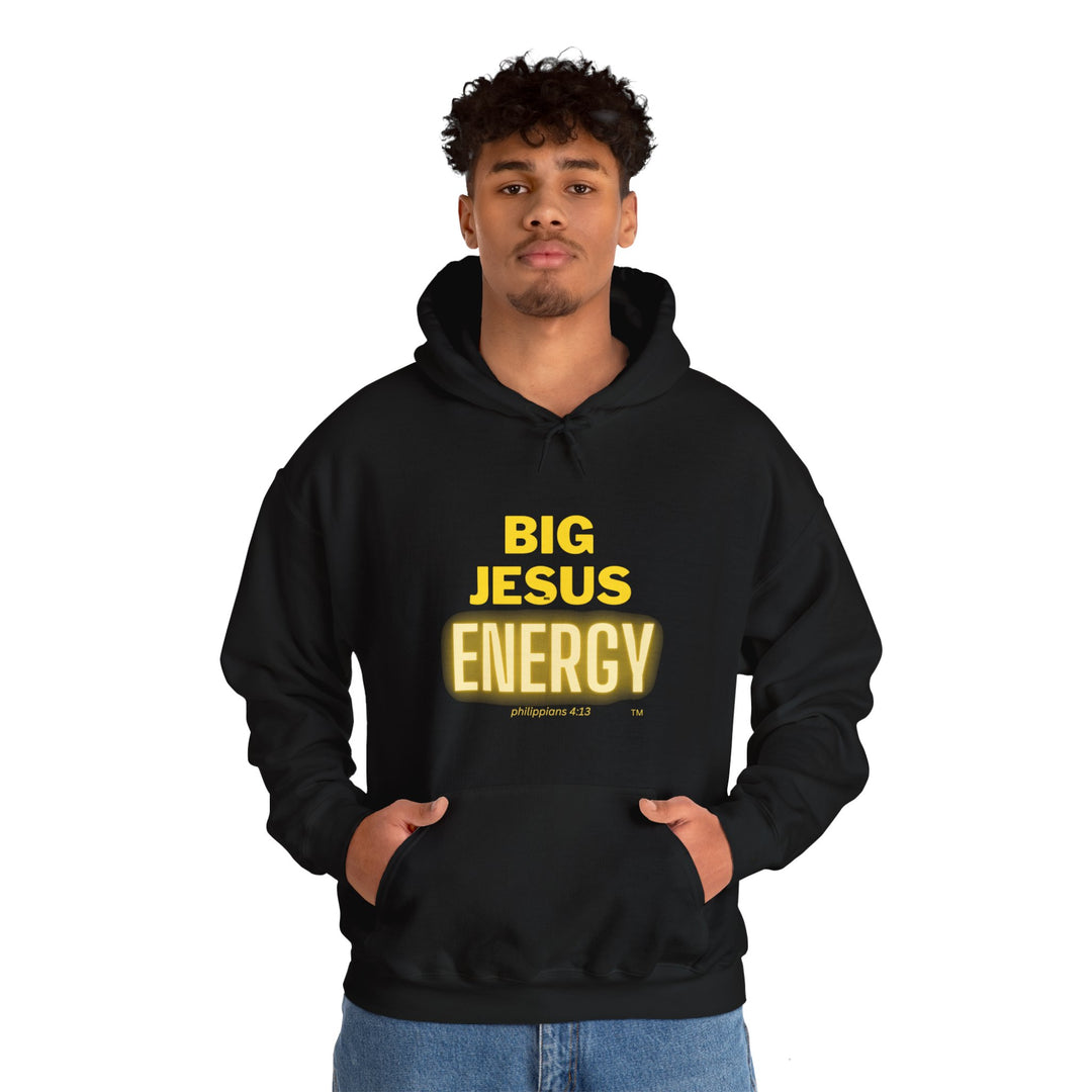 Big Jesus Enegry Unisex Heavy Blend™ Hooded Sweatshirt