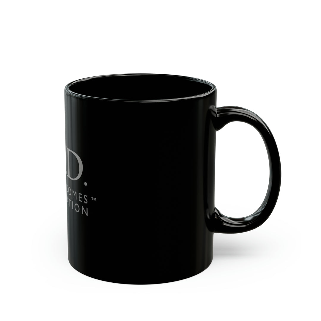 God Over Discrimination 11oz Black Mug