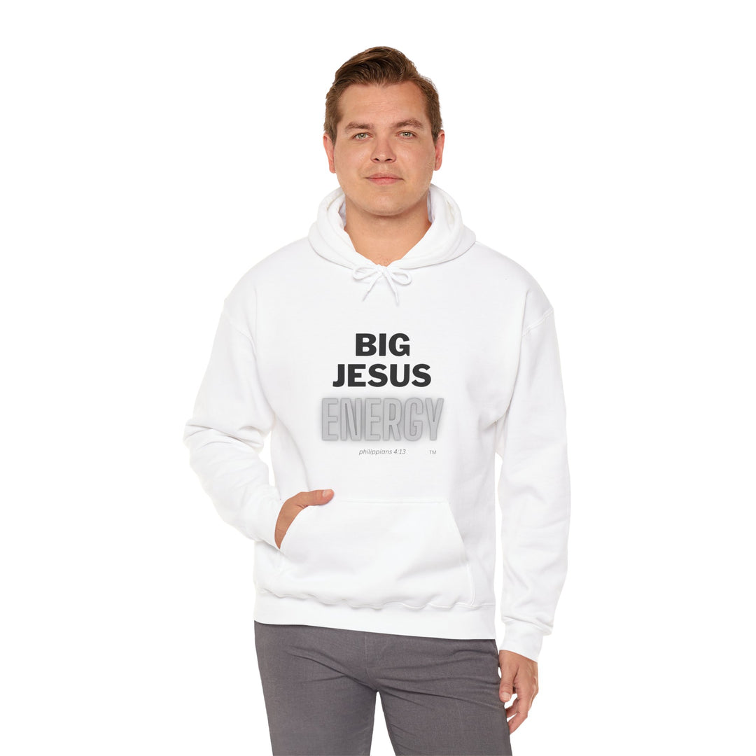 Big Jesus Energy Dark Unisex Heavy Blend™ Hooded Sweatshirt