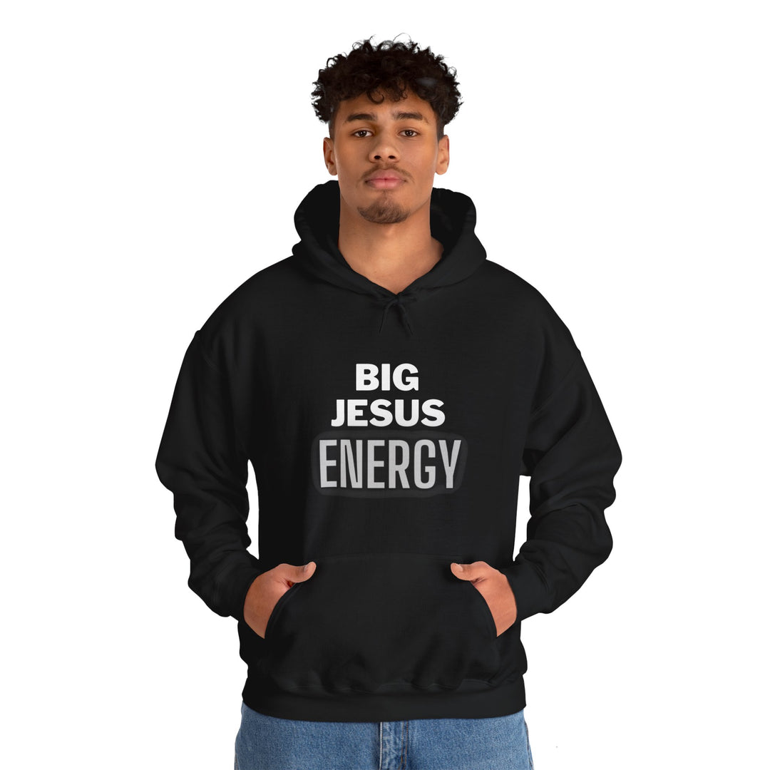 Big Jesus Energy Dark Unisex Heavy Blend™ Hooded Sweatshirt