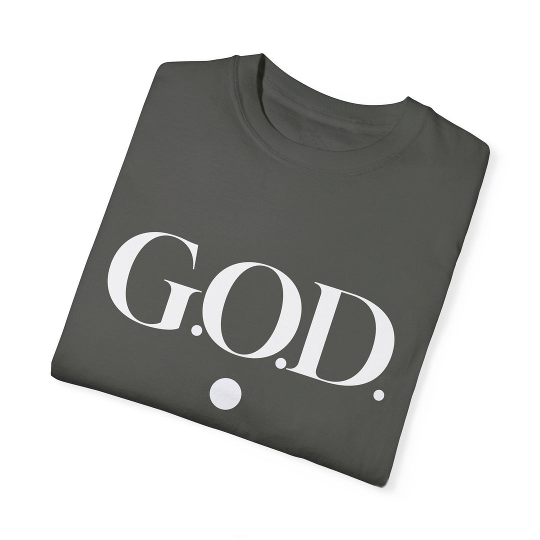 GOD.COM Unisex Garment-Dyed T-shirt