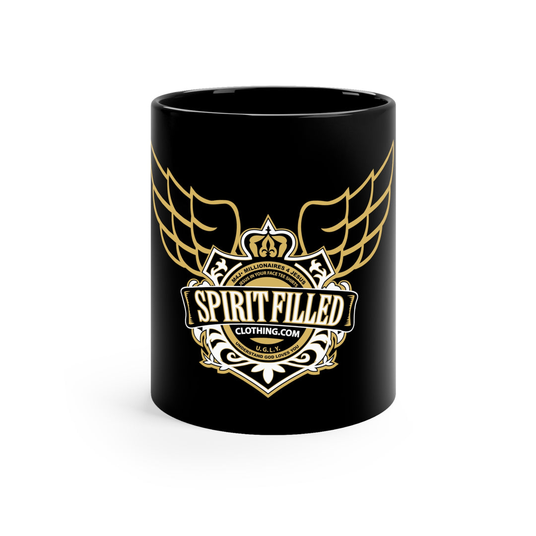 Spirit Filled 11oz Black Mug