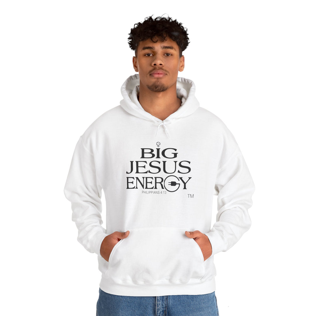 Big Jesus Energy Unisex Heavy Blend™ Hooded Sweatshirt