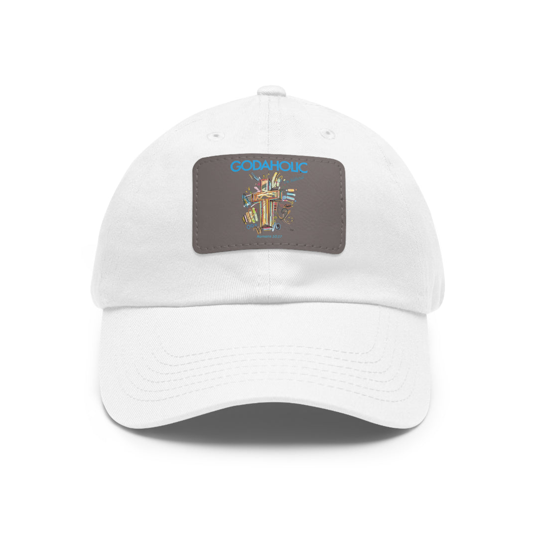 Godaholic Dad Hat with Leather Patch (Rectangle)