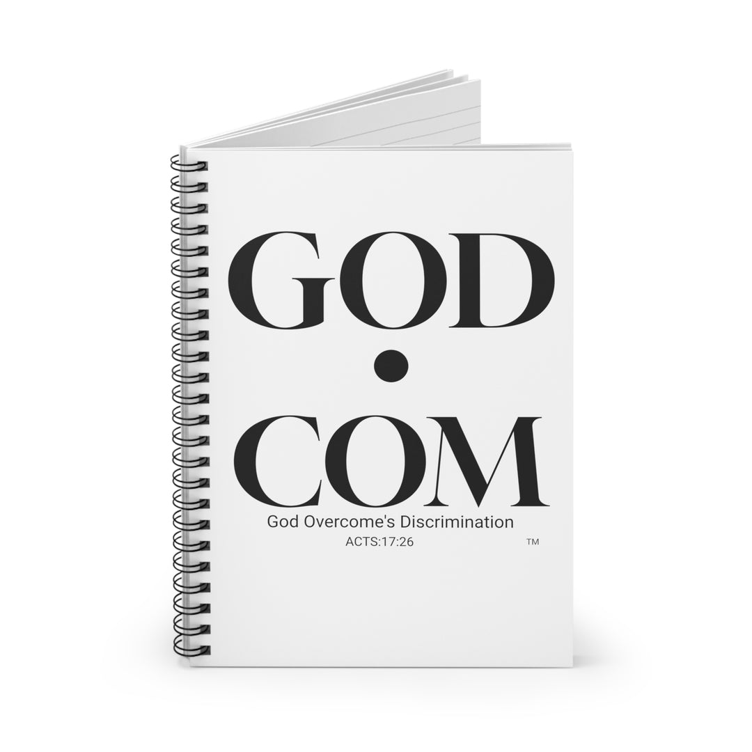 GOD.COM  Spiral Notebook - Ruled Line